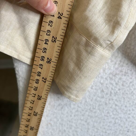 Vilebrequin Men's Beige Linen Shirt - Picture 9 of 9